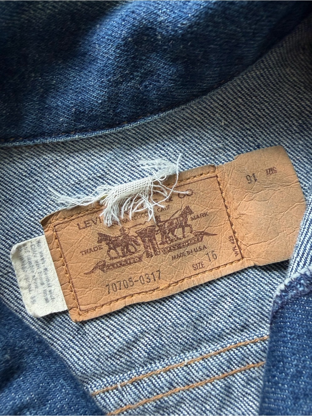 Levi's Orange Tag Denim Jacket - Picture 5 of 8
